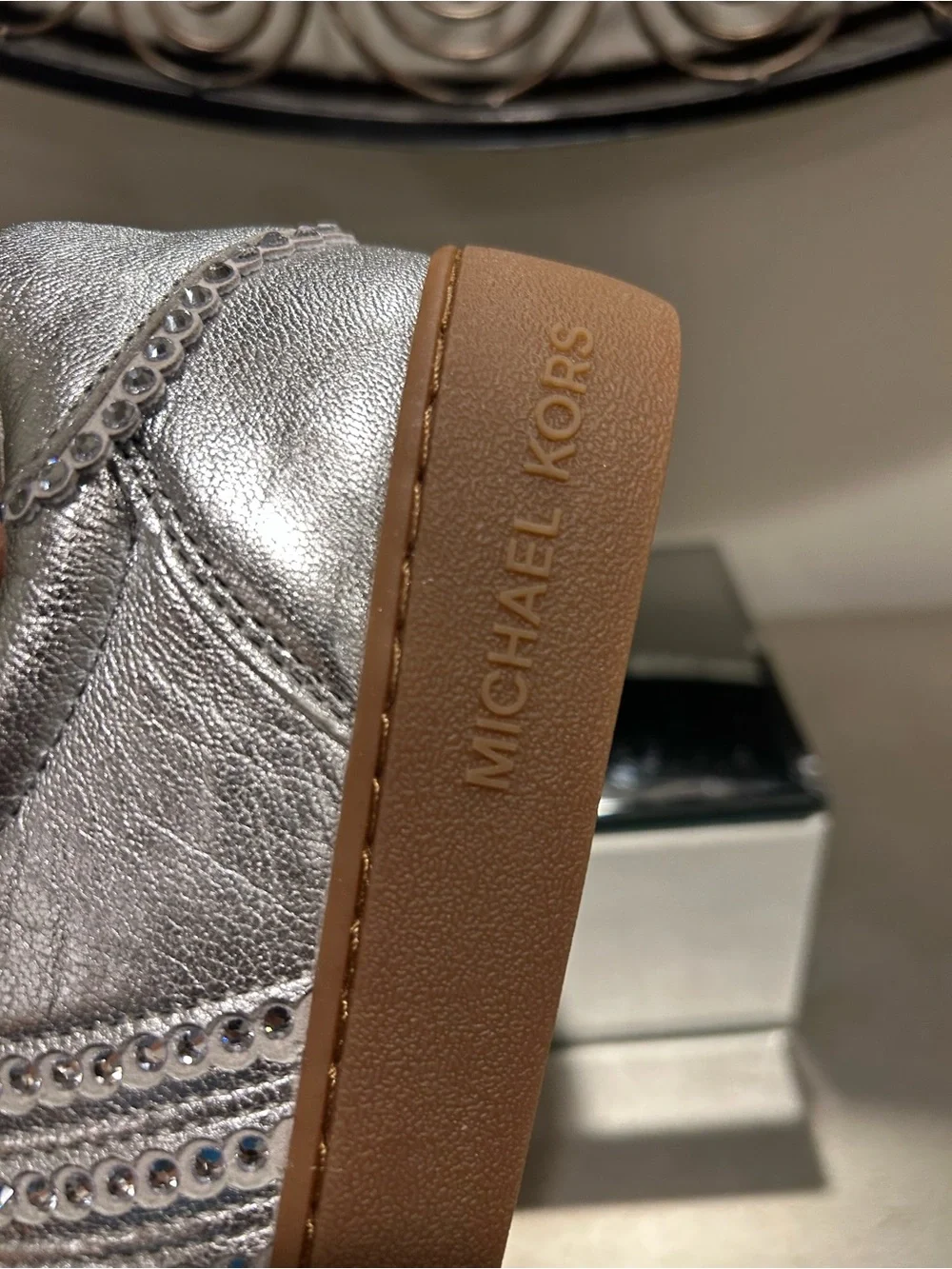Michael Kors shiny metallic
